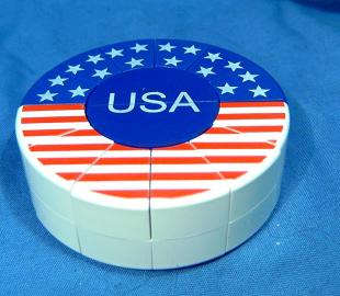 032 USA Circle Puzzle