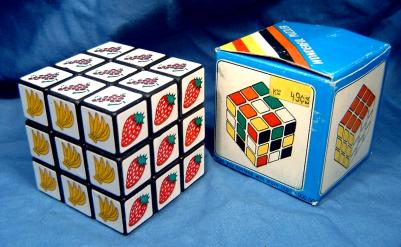 00512 Wonderful Puzzler fruit cube 