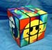 TIE-DYED HIPPY 60's Cube (size 7cm)