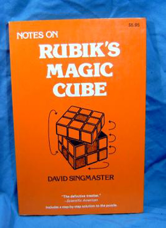 Notes on Rubik's magic Cube' first USA edition