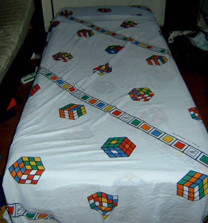 Rubik's Bed sheet Ideal 1980