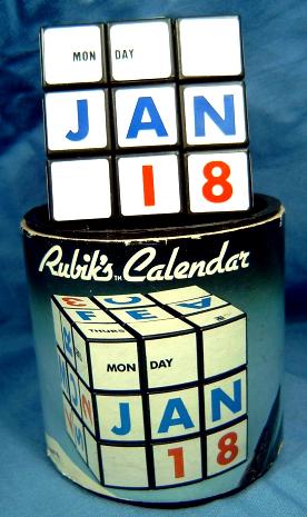 Rubik 030  Calender Ideal UK 1981.
