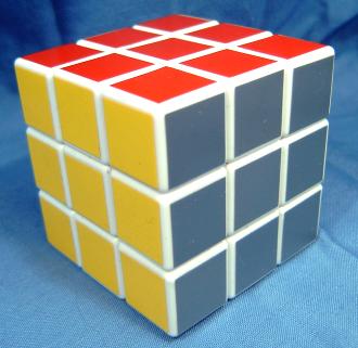 Rubik 031 White Promo Cube (restickerd)