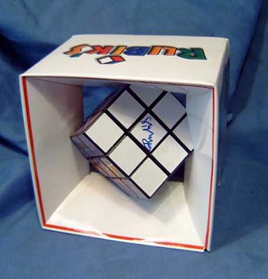 WC2003 Signed Rubik's Winner Black Cube