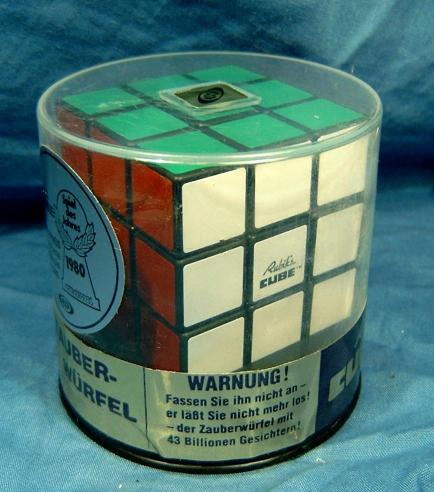 Rubik's 07 White - Yellow, White next to Red next to Green Arxon 1980