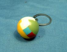 Very small take apart keychain ball